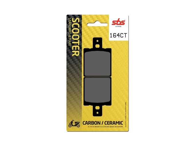 164CT brzdové destičky SBS pro skútry