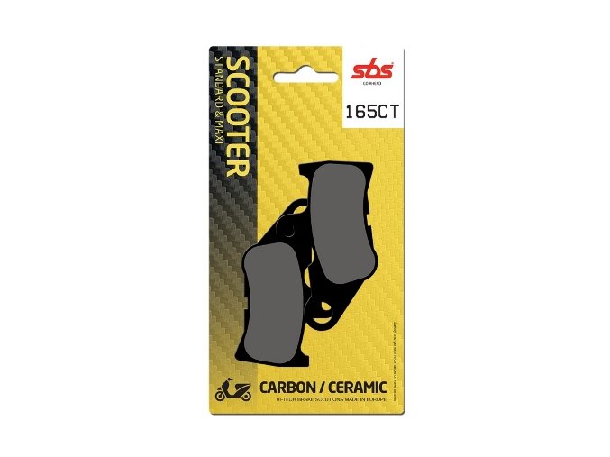 165CT brzdové destičky SBS pro skútry