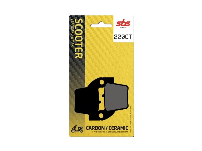 220CT brzdové destičky SBS pro skútry