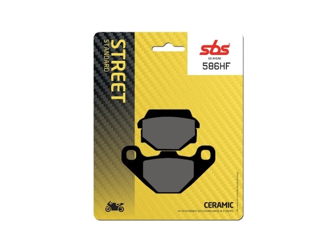 586HF keramické brzdové destičky SBS pro motocykly
