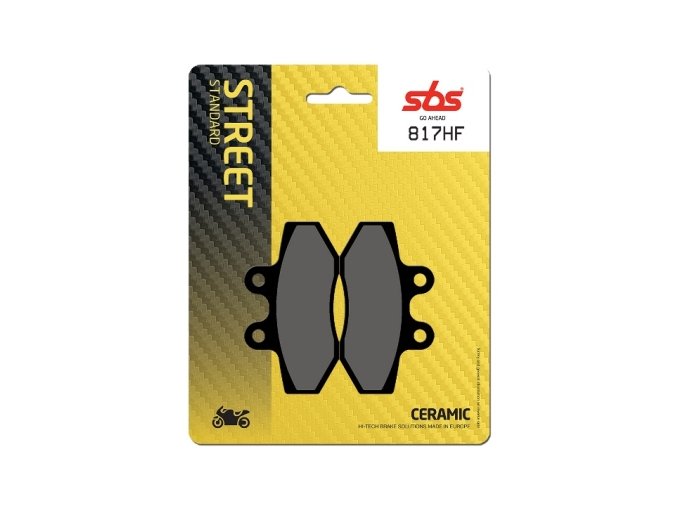 817HF keramické brzdové destičky SBS pro motocykly