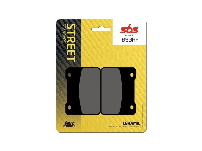 893HF keramické brzdové destičky SBS pro motocykly