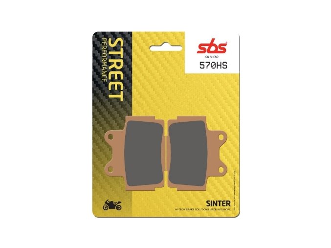 570HS sintrované brzdové destičky SBS