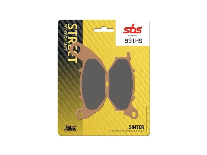 931HS sintrované brzdové destičky SBS