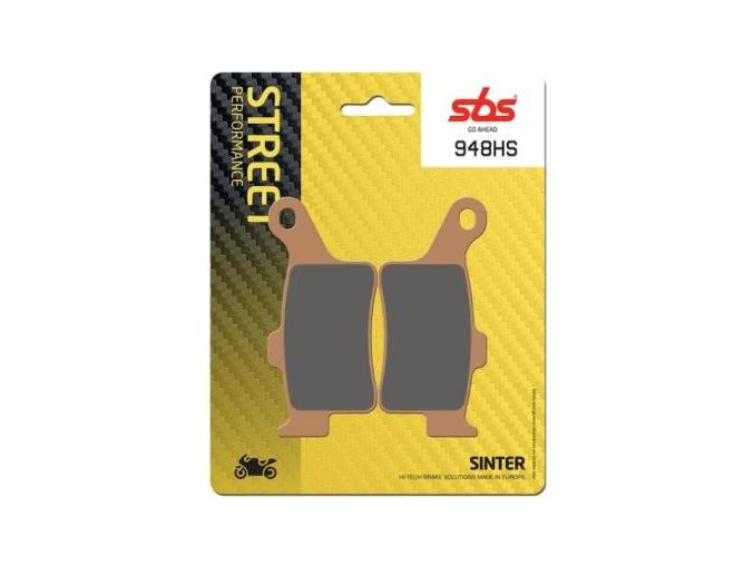 948HS sintrované brzdové destičky SBS