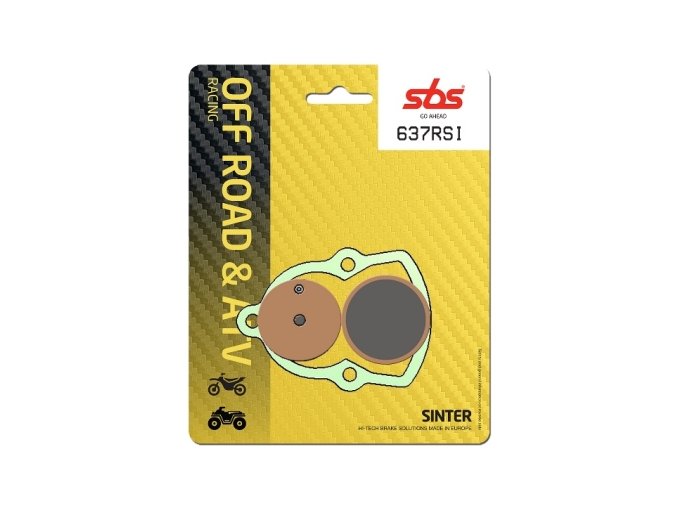 637RSI závodní brzdové destičky SBS