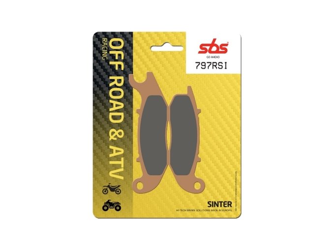 797RSI závodní brzdové destičky SBS