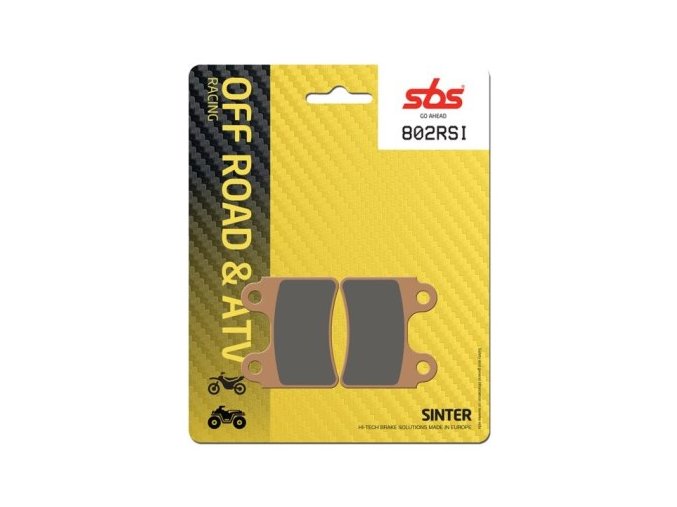 802RSI závodní brzdové destičky SBS