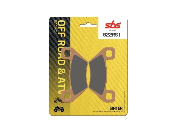 822RSI závodní brzdové destičky SBS