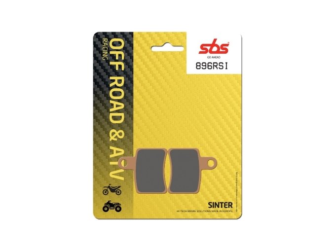 896RSI závodní brzdové destičky SBS