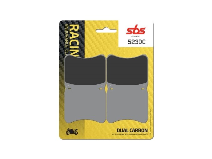 523DC Dual Carbon závodní brzdové destičky SBS