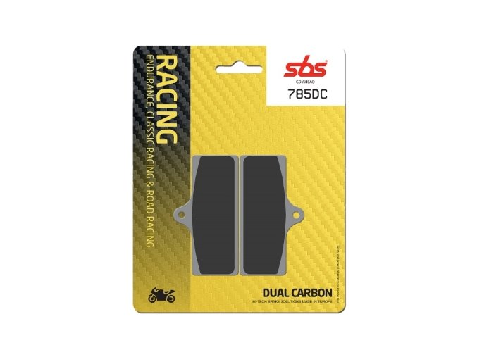 785DC Dual Carbon závodní brzdové destičky SBS
