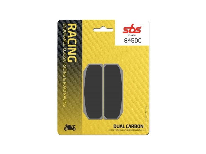 845DC Dual Carbon závodní brzdové destičky SBS