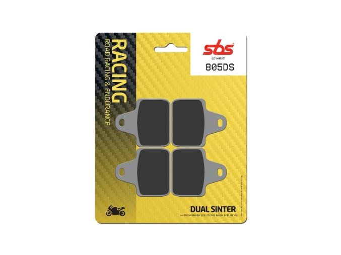 805DS Dual Sinter závodní brzdové destičky SBS