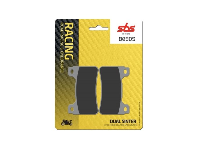 809DS Dual Sinter závodní brzdové destičky SBS