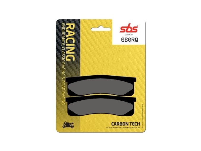 660RQ Carbon Tech závodní brzdové destičky SBS