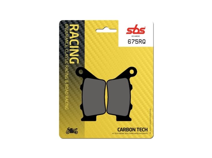 675RQ Carbon Tech závodní brzdové destičky SBS