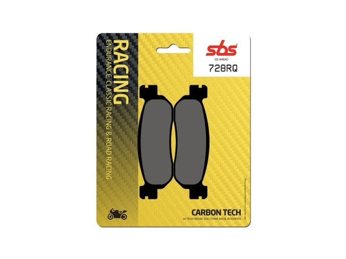 728RQ Carbon Tech závodní brzdové destičky SBS