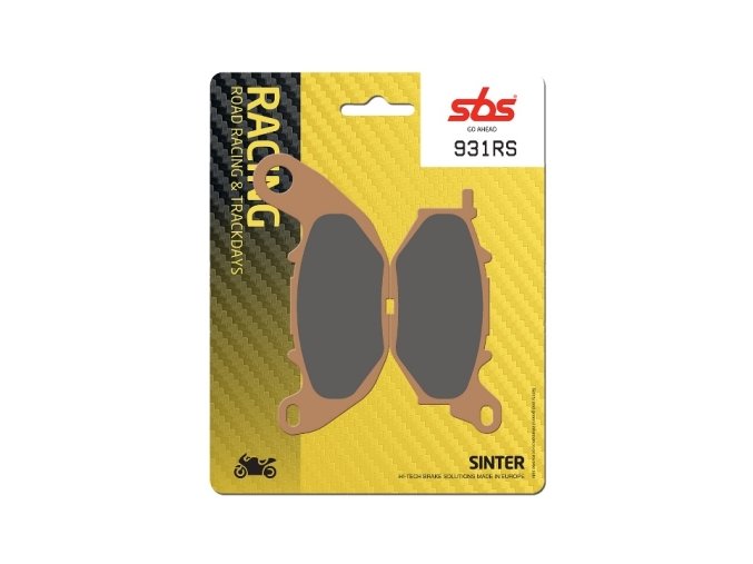 931RS sintrované závodní brzdové destičky SBS