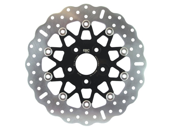 Brzdový kotouč EBC RSD013CBLK černá/chrom