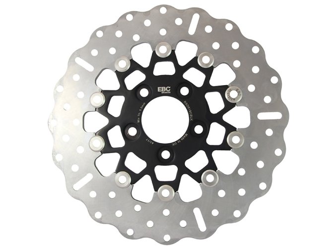 Brzdový kotouč EBC RSD018CBLK černá/chrom