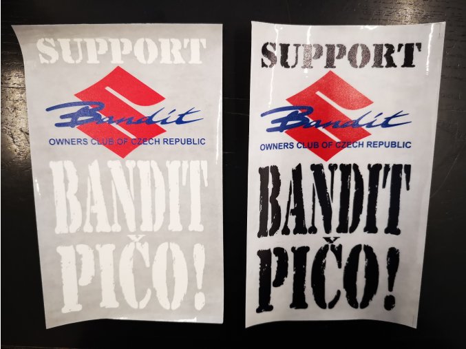 Samolepka Bandit Support Bandit Pičo