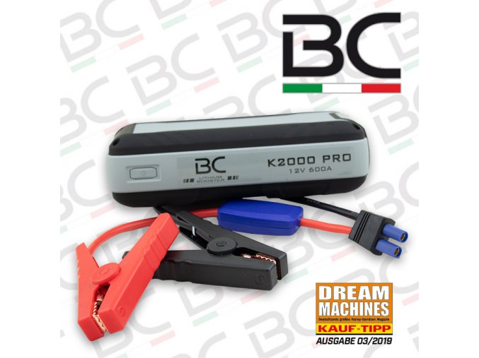 Startovací Booster + Power Bank BC K2000 PRO LiFePO4