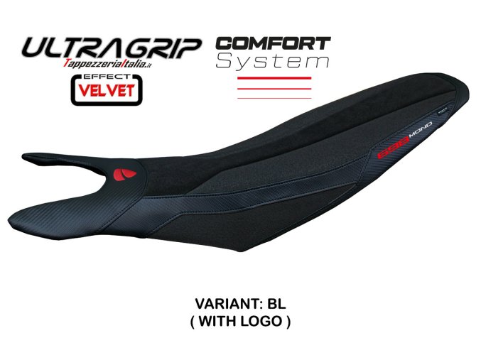 Potah sedla Ducati Hypermotard 698 Mono (24-25) Cairoli velvet ultragrip comfort model