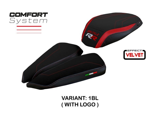 potah sedla MV Agusta Brutale 1000 RR (20-24) Meilan velvet comfort model