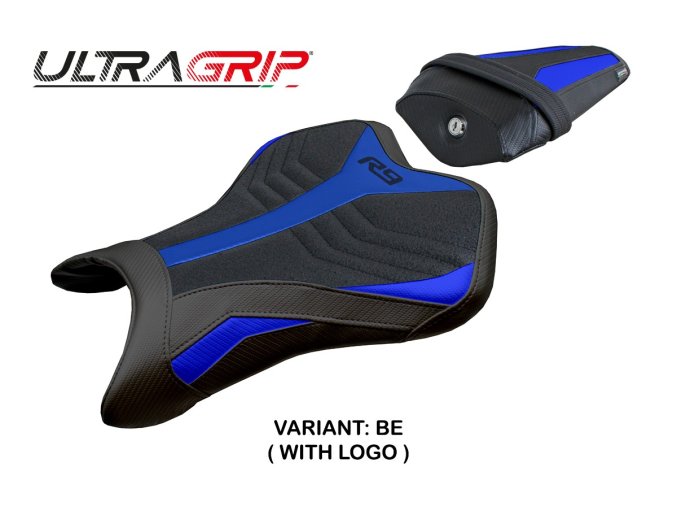 Potah sedla Yamaha R9 (25-26) model Lida Ultragrip (potah sedla s logem BE (blue))