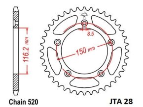 hlinikova retezova rozeta 43 zubu 520 596ffcd447af098eb2a403aadbbbd6a7 pCrypt