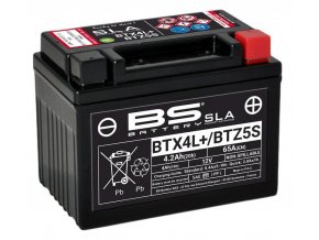Motocyklová baterie BS-BATTERY BTX4L/BTZ5S (YTX4L)