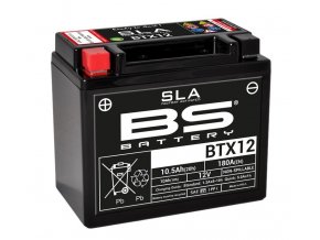 Motocyklová baterie BS-BATTERY BTX12 (YTX12)