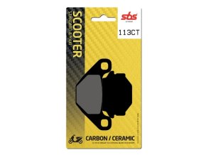 113CT brzdové destičky SBS pro skútry