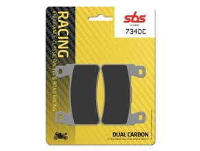 734DC Dual Carbon závodní brzdové destičky SBS