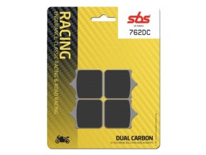 762DC Dual Carbon závodní brzdové destičky SBS