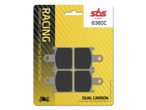 838DC Dual Carbon závodní brzdové destičky SBS