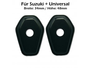 Suzuki + universální podložky pod blinkry