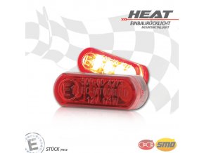 Led zadní a brzdové světlo Heat