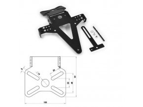 Universální držák registrační značky typ 8