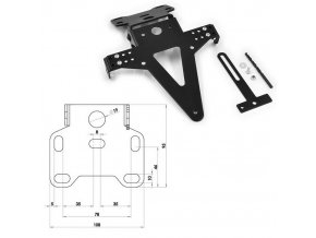 Universální držák registrační značky typ 4