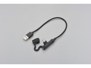 usb cable type a to type c l shaped 200mm