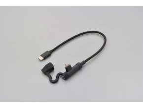 usb cable type c to type c l shaped 200mm