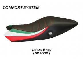Potah sedla Ducati Monster 696 / 796 (08-14) Tricolat Total Black comfort  model