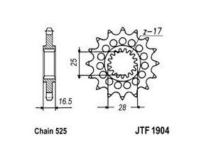 retezove kolecko 17 zubu 525 rubber cushioned ab1b7927b7cfa5bcd77346358a5e3422 pCrypt