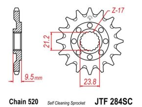 retezove kolecko 14 zubu 520 self cleaning lightweight 103753f8a8af6bb4eeccfb0532cdd04d pCrypt