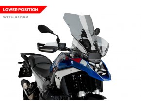 BMW R 1300 GS plexi štít PUIG Touring s ACC radarem