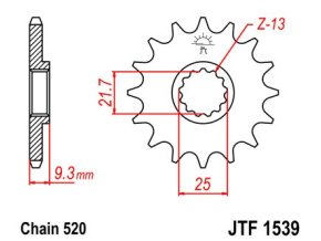 retezove kolecko 14 zubu 520 rubber cushioned 68b74deb2d1d59a04c6b699800e00534 pCrypt