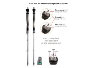 F15K fork kit “Quad valve asymmetric system”