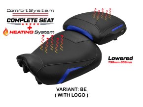 Kompletní vyhřívané sedlo Yamaha Tracer 9 / 9 GT 21-24 Naha Comfort snížené (potah sedla s logem BE (blue))
